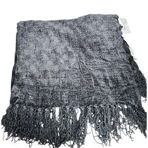 Mohawk Home Luxurious Chenille Throw Blanket Gray/Graphite 42”x 84” NEW